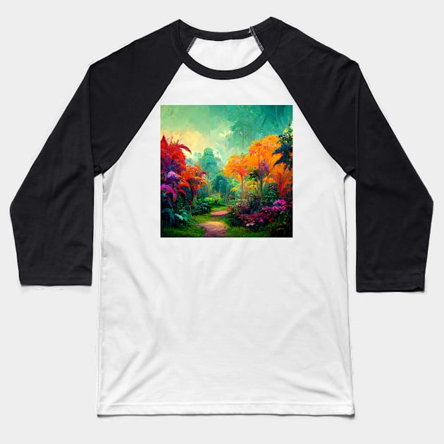 Garden of eden Baseball T-Shirt by mehdime